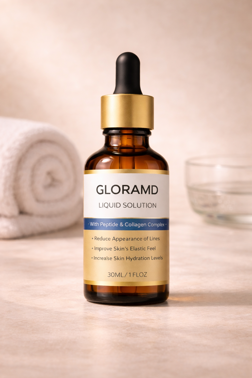 GloraMD Face Lift Serum premium lightweight skincare for fresher and more rested-looking skin